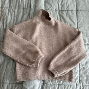 Line & Dot Blush Turtleneck Sweater